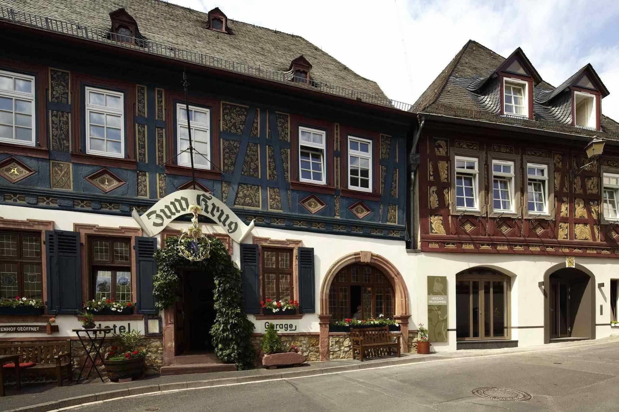 Hotel und Weinhaus Zum Krug Eltville am Rhein Exterior foto